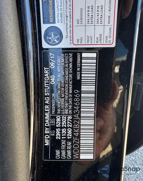 2018 Mercedes-Benz E 300 4Matic from USA, damaged, VIN WDDZF4KB2JA346869